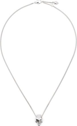 Alexander McQueen Skull Pendant Necklace - Mens - Brass