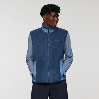 Cotopaxi Bacano Fleece Vest - Mens in Deep Sea And Fjord at Nordstrom, Size Xx-Large