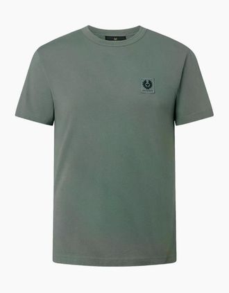 Belstaff Mens Belstaff T-Shirt Atlantic Grey - Green - Size: 44