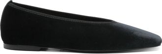 Toteme Fluwelen Ballerinas in Zwart - Dames - Ballerinas - Zwart - 41 EU - Katoen - Schoenen