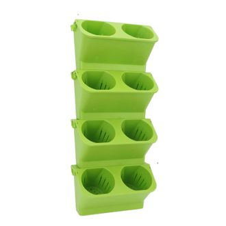 OEM Macetero De Pared, Soporte Vertical Multicapa, 4 Piezas, Soporte Para Flores Con Estructura Estable, Expositor Interactivo Para Exteriores Con Dise&ntilde;o 