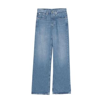 Dondup Wide Jeans, female, Blue, Size: W26 Jacklyn Wide Leg Jeans
