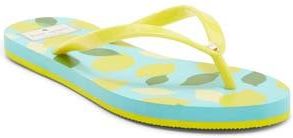 Kate Spade New York feldon flip flop sandal in Cadmium Yellow/Lemon Print at Nordstrom Rack, Size 11