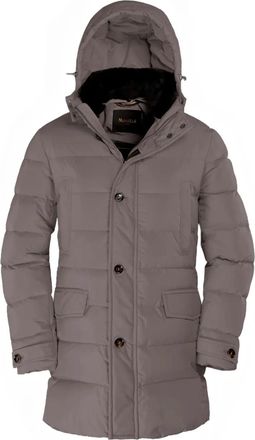 Moorer Parka imbottito con cappuccio - Marrone