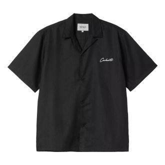 Carhartt Work in Progress S/S Delray Shirt Black White I031465-0D2-XX