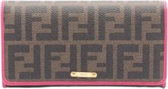 Fendi Pre-owned Wallets, female, Brown, Size: ONE SIZE Pre-owned Vintage Long Wallet (Bi-fold)