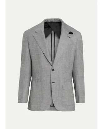 Brioni Mens Notch-Lapel Wool Blazer