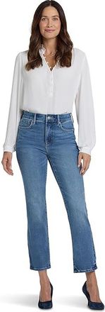 NYDJ Marilyn Ankle Womens Jeans Bastille Sea : 12 27, Cotton/Denim/Elastane