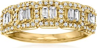 Ross-Simons Diamond Ring in 14kt Yellow Gold