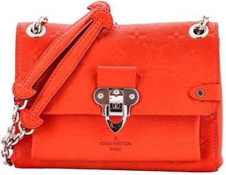 Louis Vuitton Orange Monogram Empreinte Leather Vavin Bb (Authentic Pre-Loved)