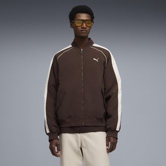 Puma Giacca bomber T7 unisex, Abbigliamento, Marrone, XXL