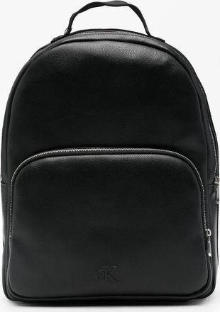 Calvin Klein zip detail backpack - men - Polyurethane - OS - Black