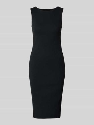 Vero Moda Knielanges Kleid aus Baumwoll-Mix Modell RUBY in Black, Gr&ouml;&szlig;e XL