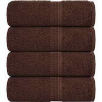 OEM Servilletas De Invitados Frogn, Juego De 4, Color Marr&oacute;n, 30 X 50 Cm, 360 G/m&sup2; - Crezuo