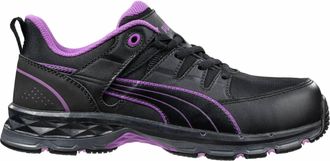 Puma Womens Stepper Shoe In Black/purple