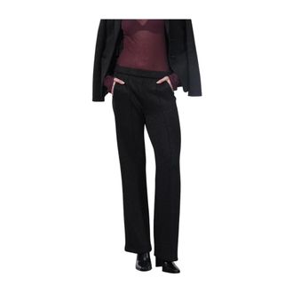 Mason's Pantalones Chinos Rectos F&aacute;ciles - Trousers - Mujer - Negro - 2XS