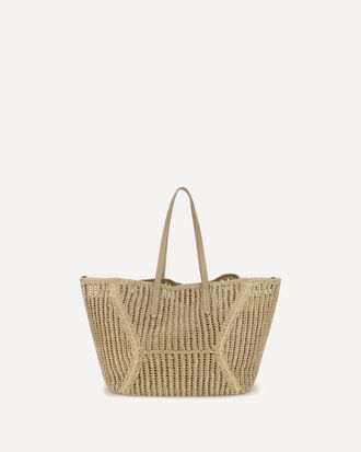 Brunello Cucinelli BC Duo Shoulder Bag in raffia Female UNI