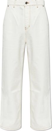 Ami Straight-leg Jeans - Heren - Regular Fit Jeans - Wit - W34 - Katoen - Jeans