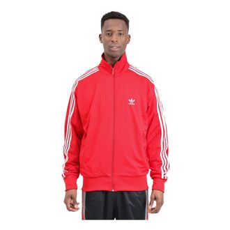 adidas Firebird Rood Sweatshirt - Heren - Vesten met rits - Rood - XS - Polyester - Hoodies & sweatvesten