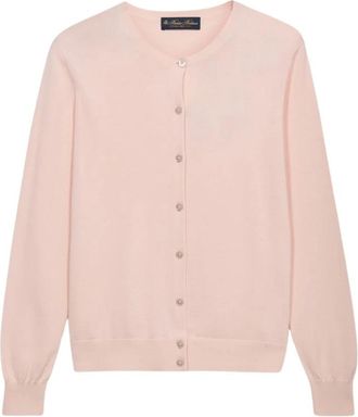 Brooks Brothers Katoenen Vest - Dames - Vesten - Roze - XL - Katoen - Truien & Vesten