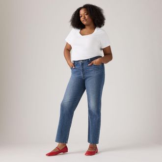 Levi's 501 Original Jeans (Plus Size) - Womens - 14L - Medium Wash / Erin CanT Wait St Pl