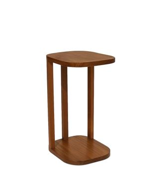 Moycor Mesa auxiliar madera marr&oacute;n 36x43x72 cm