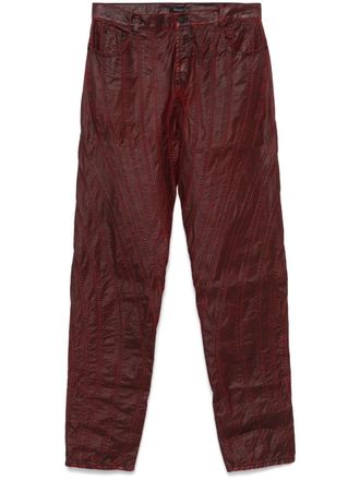 MUGLER Jeans Waxed Spiral - Blu