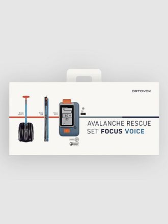 Ortovox Rescue Focus Voice Lawinepieper Set zwart