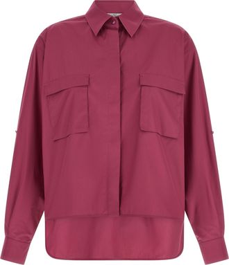 Max Mara Fuchsia Cotton Womens Blouse