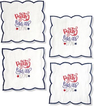 Tiramisu Set Of 4 The Heritage Party Cocktail Napkins