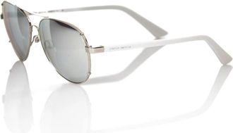 Frankie Morello Stijlvolle Aviator Zonnebril - Heren - Zonnebrillen - Grijs - ONE Size - Accessoires