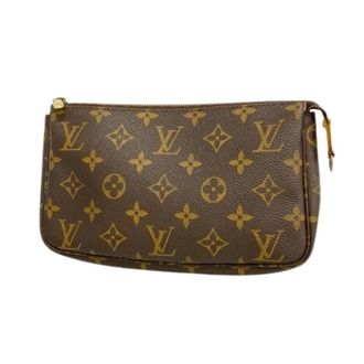 Louis Vuitton Pre-owned Clutches, female, Brown, Size: ONE SIZE Pre-owned Vintage Pouch