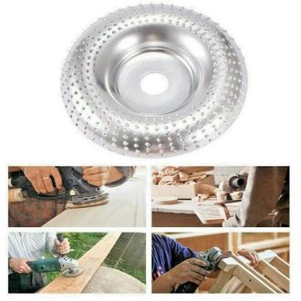 Trade Shop Trade Shop - Disco Per Smerigliatrice Angolare Raspa Levigatura Intaglio Legno 125 Mm 66014