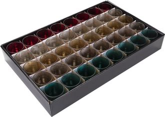 OEM Portavelas Para Velas Peque&ntilde;as, Surtido De Colores, 40 Unidades