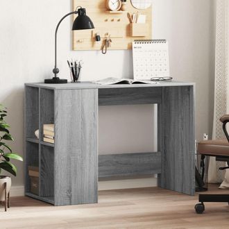 vidaXL Vidaxl - Escritorio De Madera De Ingenier&iacute;a Gris Sonoma 102x50x75 Cm