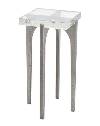 Safavieh Couture Tawny Square Bubble Glass Accent Table