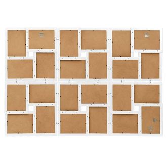 Berkfield Home Modern Collage Photo Frame for 24x(13x18 cm) Picture White MDF | Size: 13x18 cm