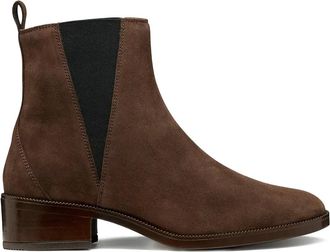 Geox 45mm Camexia pull-on ankle boots - women - Calf Leather/Fabric/Fabric/Polyurethane/Rubber - 38 - Brown