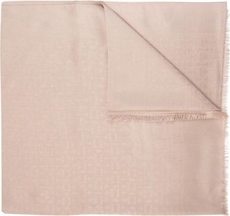 Ferragamo Gancini Sjaal - Dames - Zijden sjaals - Beige - ONE Size - Wol - Accessoires