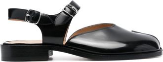 Maison Margiela Tabi ankle-strap leather sandals - men - Calf Leather/Calf Leather/Calf Leather - 46 - Black