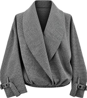 A Paper Kid Giacca Pied-de-poule - - Jackets - Donna - Multicolore - S