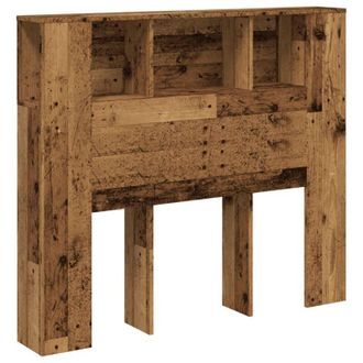 vidaXL Vidaxl - Testiera con Contenitore Legno 120x19x104,5 cm in Multistrato