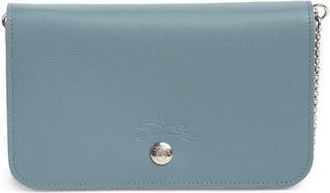 Longchamp Le Pliage Wallet on a Chain in Nordic at Nordstrom Rack