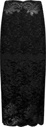 Paco Rabanne Dames, Rokken, Zwart, Maat: XS Polyamide