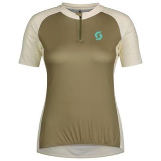 Scott Jersey Endurance 20 S/S Velotrikot f&uuml;r Damen | beige/oliv