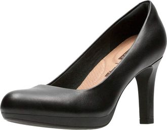 Clarks Adriel Viola, Womens Closed-Toe Pumps, Black (Black Leather), 3.5 UK (36 EU)