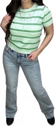 Daze Covergirl Mid-Rise Bootcut In Lush