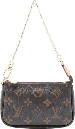 Louis Vuitton Pre-owned Mini Bags, female, Brown, Size: ONE SIZE Pre-owned Chain Handle Bag
