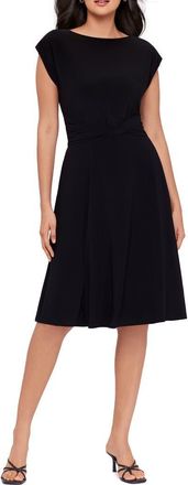 Miraclesuit Auri Boat Neck Stretch Jersey Dress in Black at Nordstrom, Size X-Large