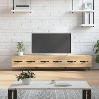 vidaXL Mueble De Tv Madera De Ingenier&iacute;a Roble Sonoma 150x36x30 Cm Vidaxl